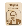 Piękna prośba o zostanie rodzicem chrzestnym magnes zestaw 2 sztuki w kopercie kraftowej